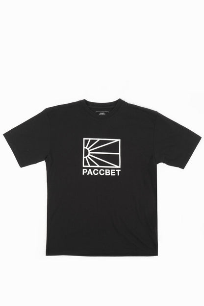 RASSVET MENS COTTON LOGO T-SHIRT BLACK