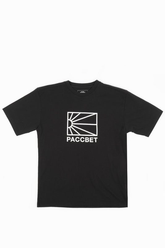 RASSVET MENS COTTON LOGO T-SHIRT BLACK