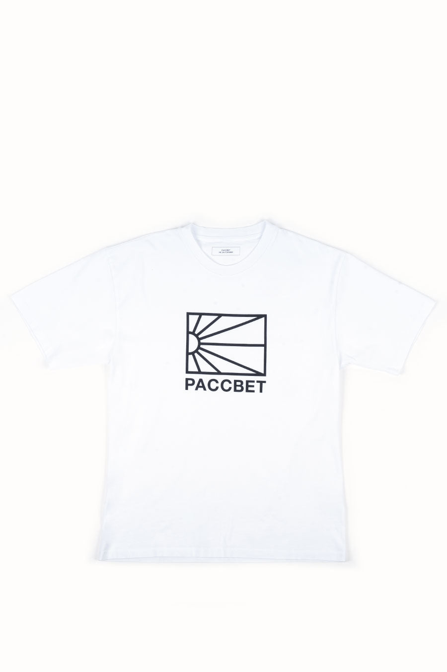 RASSVET MENS COTTON LOGO T-SHIRT WHITE