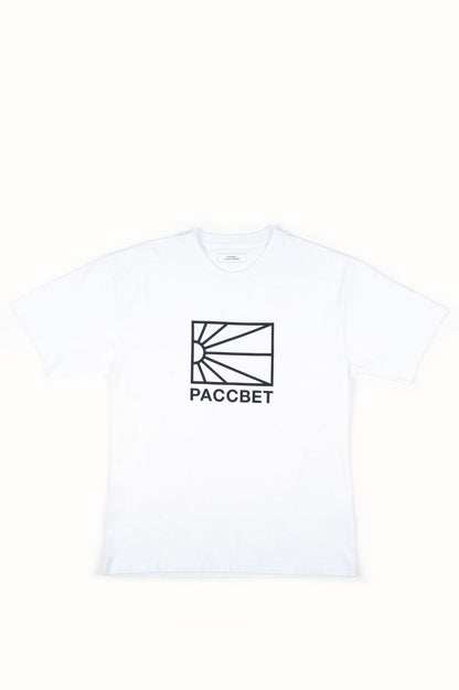RASSVET MENS COTTON LOGO T-SHIRT WHITE
