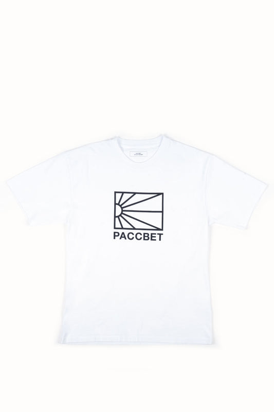RASSVET MENS COTTON LOGO T-SHIRT WHITE