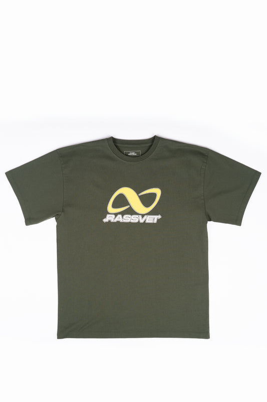 RASSVET PRINTED T-SHIRT DARK GREEN